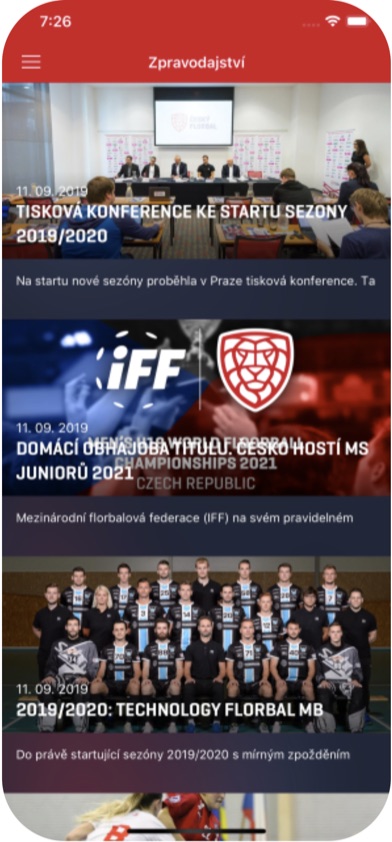 Český florbal — zpravodajství