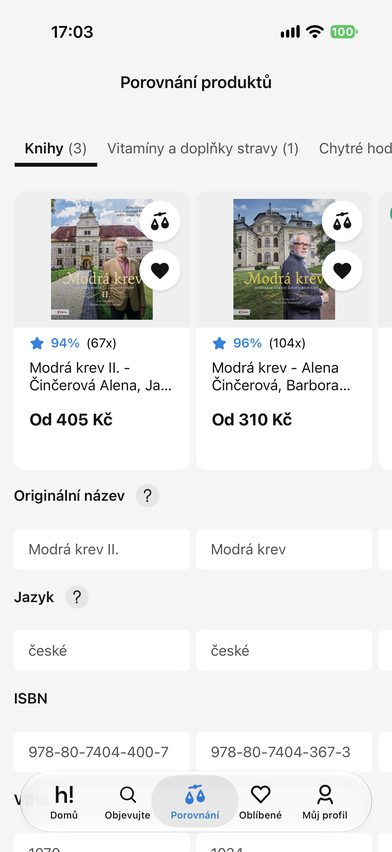 Heureka — porovnání produktů