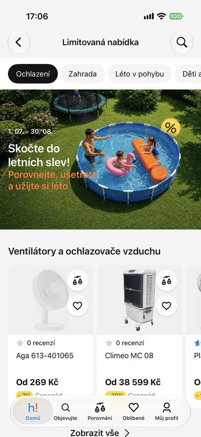 Heureka — limitovaná nabídka